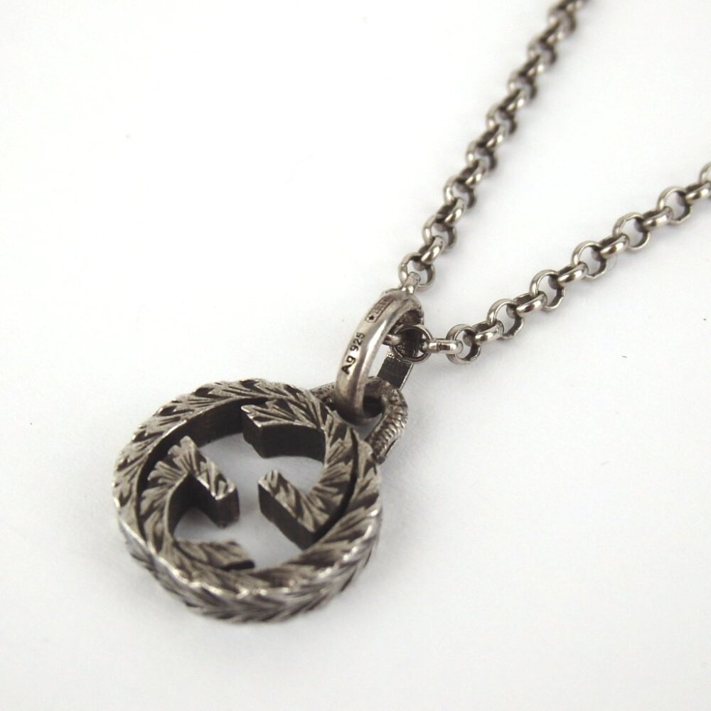 Authentic Gucci Interlocking G Arabesque Necklace… - image 3